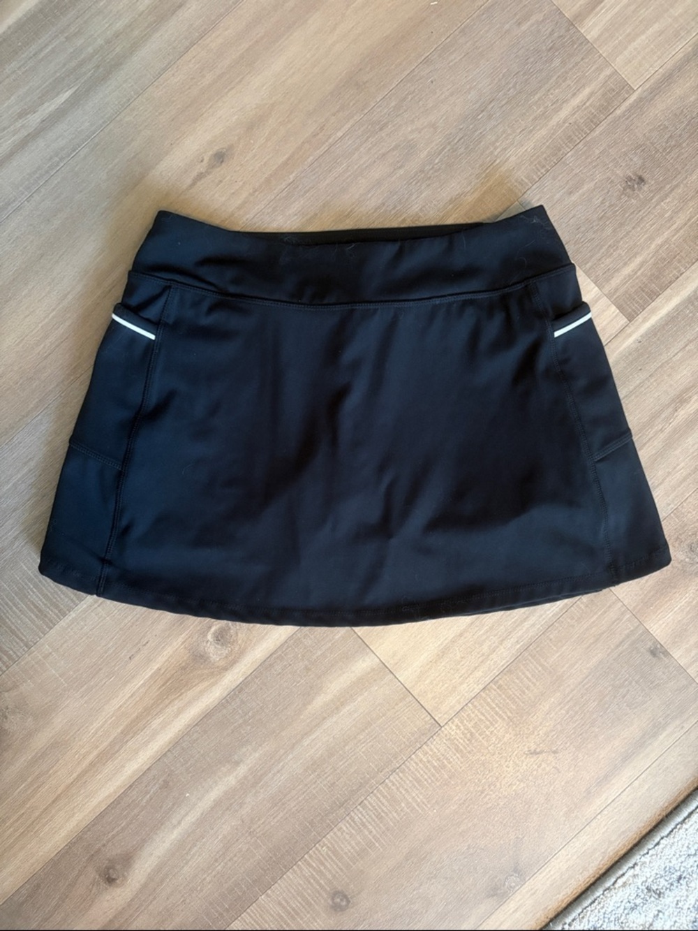 Reebok Black Women's Athletic Tennis Skort with White Trim